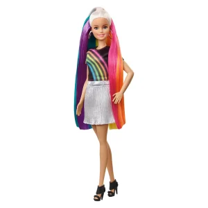 Barbie Fashionista Peinados de Arcoíris