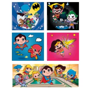 Clementoni SUPER COLOR DC SUPER FRIENDS – 10 Rompecabezas en 1