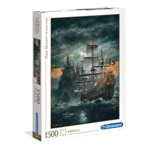 ROMPECABEZAS X 1500 PIEZAS, BARCO PIRATA