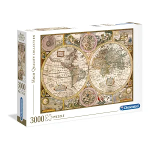 CLEMENTONI ROMPECABEZAS X 3000 PIEZAS, MAPA...