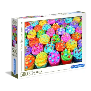 CLEMENTONI ROMPECABEZAS X 500 PIEZAS CUPCAKES DE COLORES