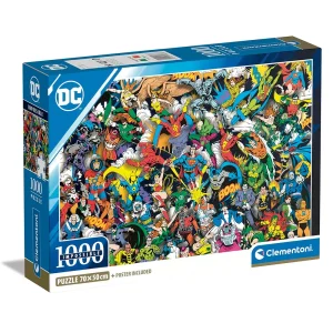 CLEMENTONI ROMPECABEZAS 1000 PZAS. DC COMICS...