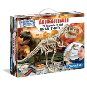 ARQUEOJUGANDO EL ESQUELETO DEL GRAN T-REX