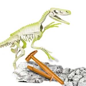 ARQUEOJUGANDO- VELOCIRAPTOR FOSFORESCENTE