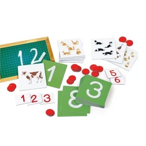 Clementoni Juego Educativo MONTESSORI Números táctiles