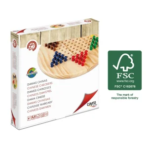 Cayro Juego Damas Chinas de Madera...