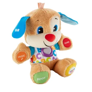 Fisher-Price Ríe y Aprende Juguete para Bebés Perrito Aprende Conmigo