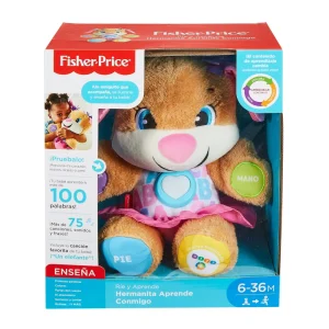 Fisher-Price Ríe y Aprende Juguete para Bebés Hermanita Aprende Conmigo