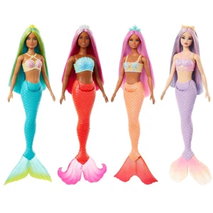 Barbie Fantasía Muñeca Sirenas con Cabello...