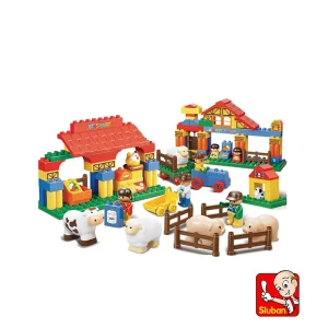 SLUBAN HAPPY FARM SET DE GRANJA BALDE X 122 PZS