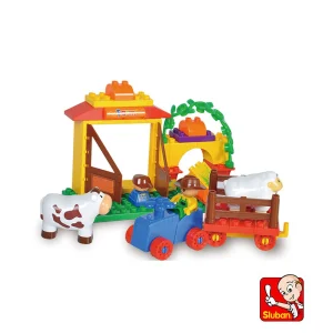 SLUBAN HAPPY FARM – SET GRANJA EN BALDE X 34 PZS
