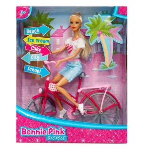 MUÑECA FASHION 11.5″ CON BICICLETA