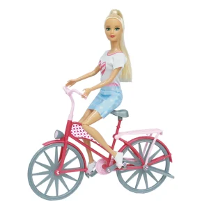 MUÑECA FASHION 11.5″ CON BICICLETA