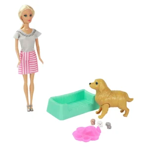 MUÑECA FASHION 11.5″ CON MASCOTA Y...