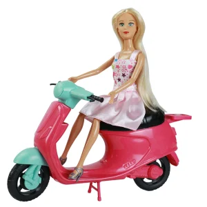 MUÑECA FASHON 11.5″ CON MOTOCICLETA